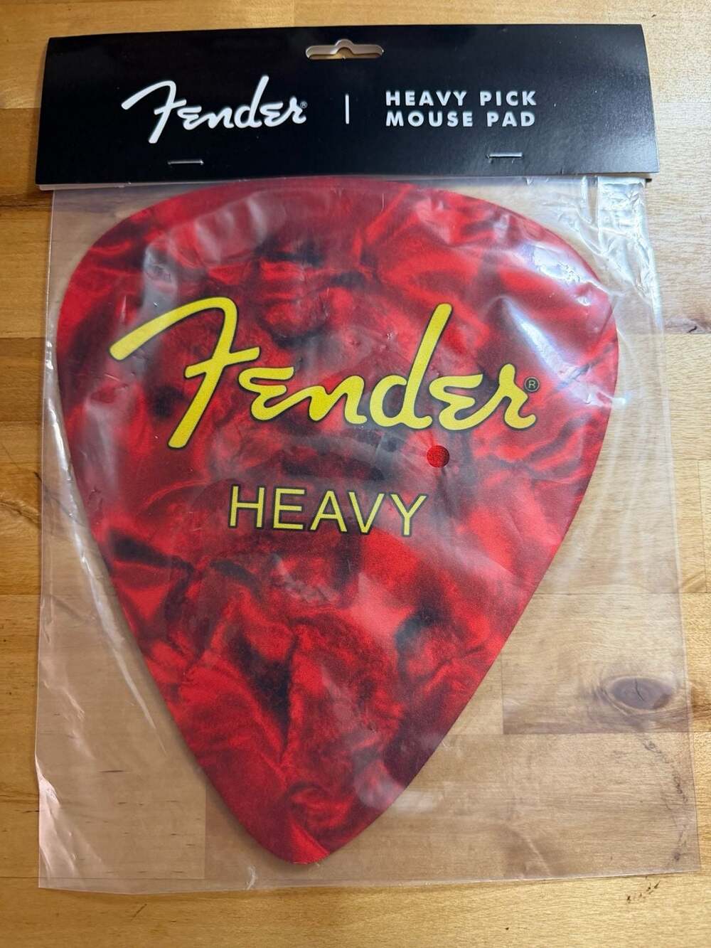 New Fender Heavy Pick Mouse Pad Red